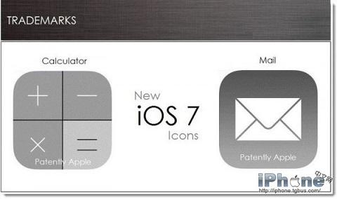 iOS 7图标专利