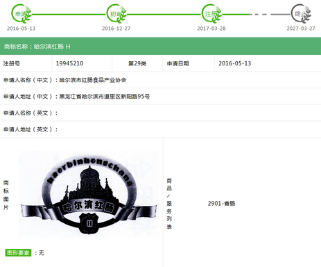 “哈尔滨红肠”注册成商标!还怕吃到假红肠吗 .png “哈尔滨红肠”注册成商标!还怕吃到假红肠吗 .png