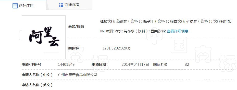 马云无效阿里云商标请求裁定结果
