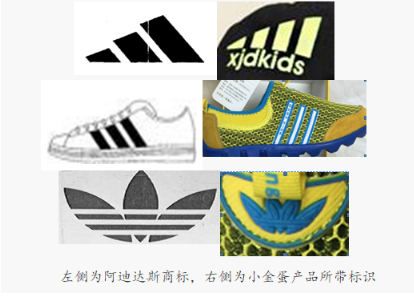 阿迪达斯起诉 “小金蛋”商标侵权 最终获赔120万