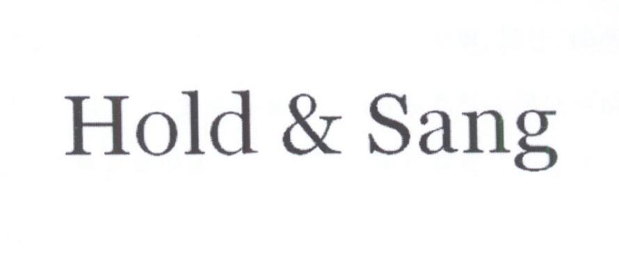 HOLD & SANG