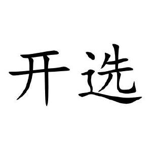 开选