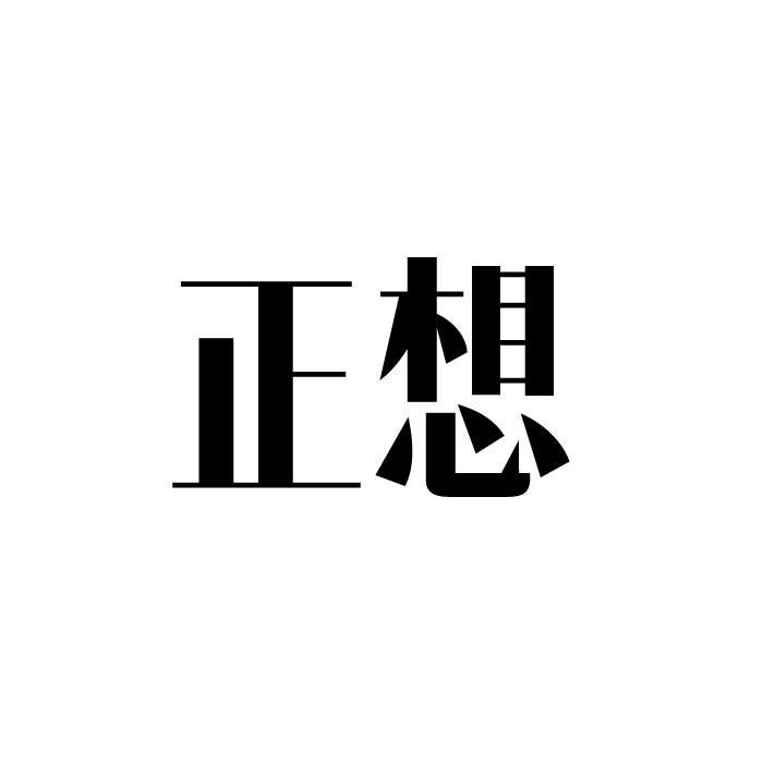 正想