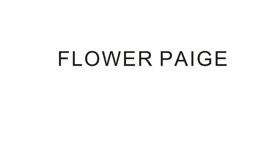 FLOWER PAIGE