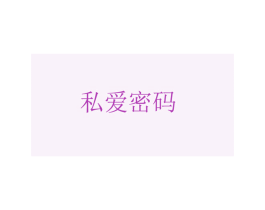 私爱密码