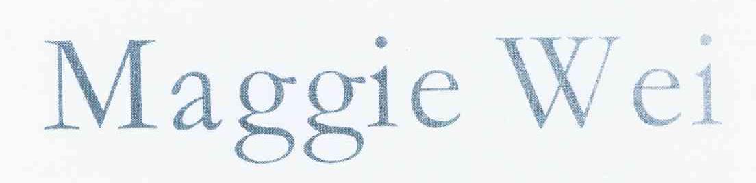MAGGIE WEI