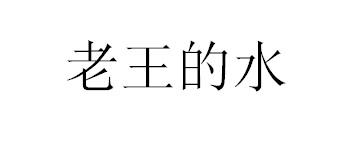 老王的水