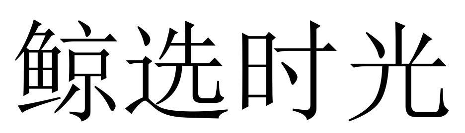 鲸选时光