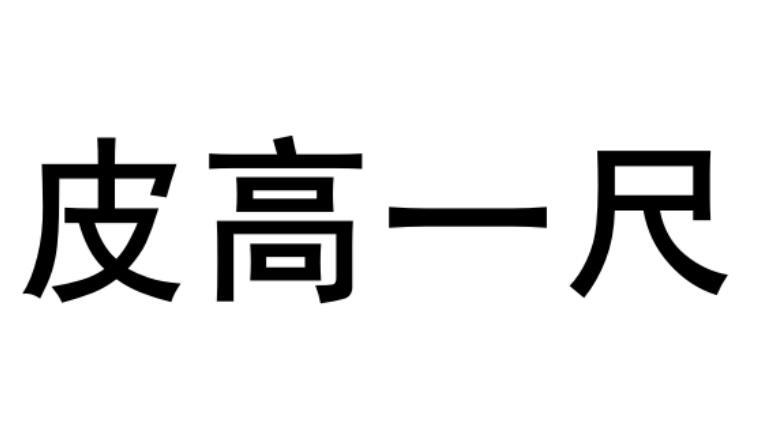 皮高一尺