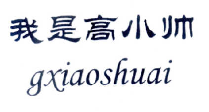 我是高小帅 GXIAOSHUAI