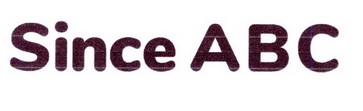 SINCE ABC