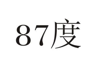 87度