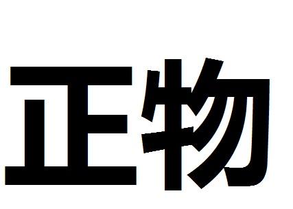 正物