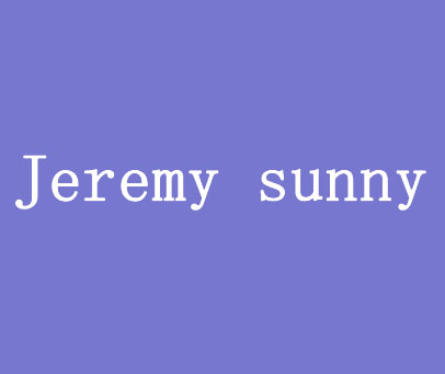 JEREMY SUNNY