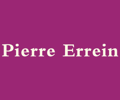 PIERRE ERREIN
