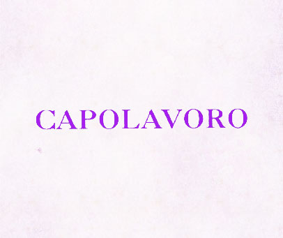 CAPOLAVORO