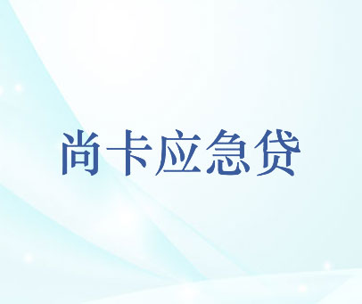 尚卡应急贷