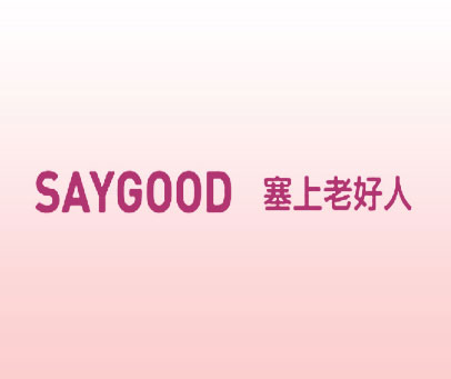 塞上老好人 SAYGOOD