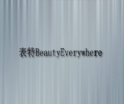 表特 BEAUTYEVERYWHERE