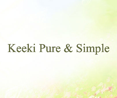 KEEKI PURE & SIMPLE
