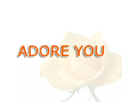 ADORE YOU