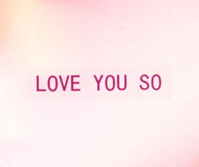 LOVE YOU SO