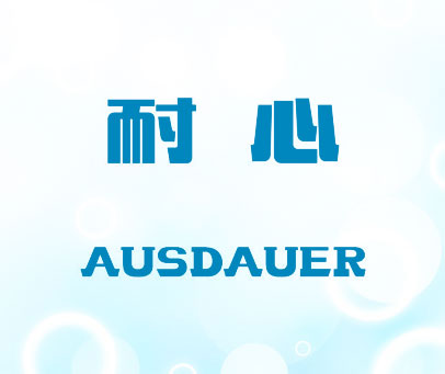 耐心  AUSDAUER