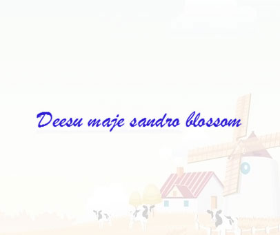 DEESU MAJE SANDRO BLOSSOM