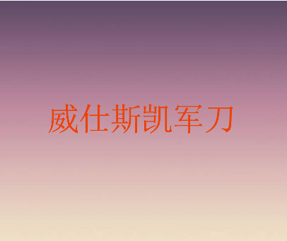 威仕斯凯军刀