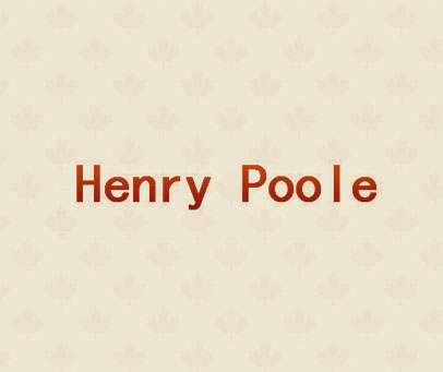 HENRY POOLE