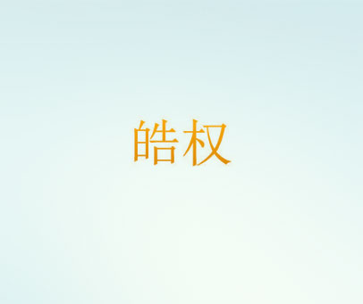 皓权