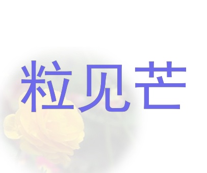 粒见芒