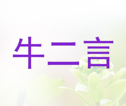 牛二言